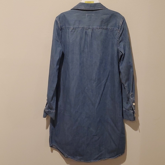 ❤J CREW CHAMBRAY SHIRT DRESS, SMALL - Picture 6 of 8